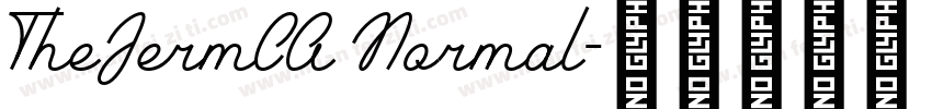 TheJermCA Normal字体转换